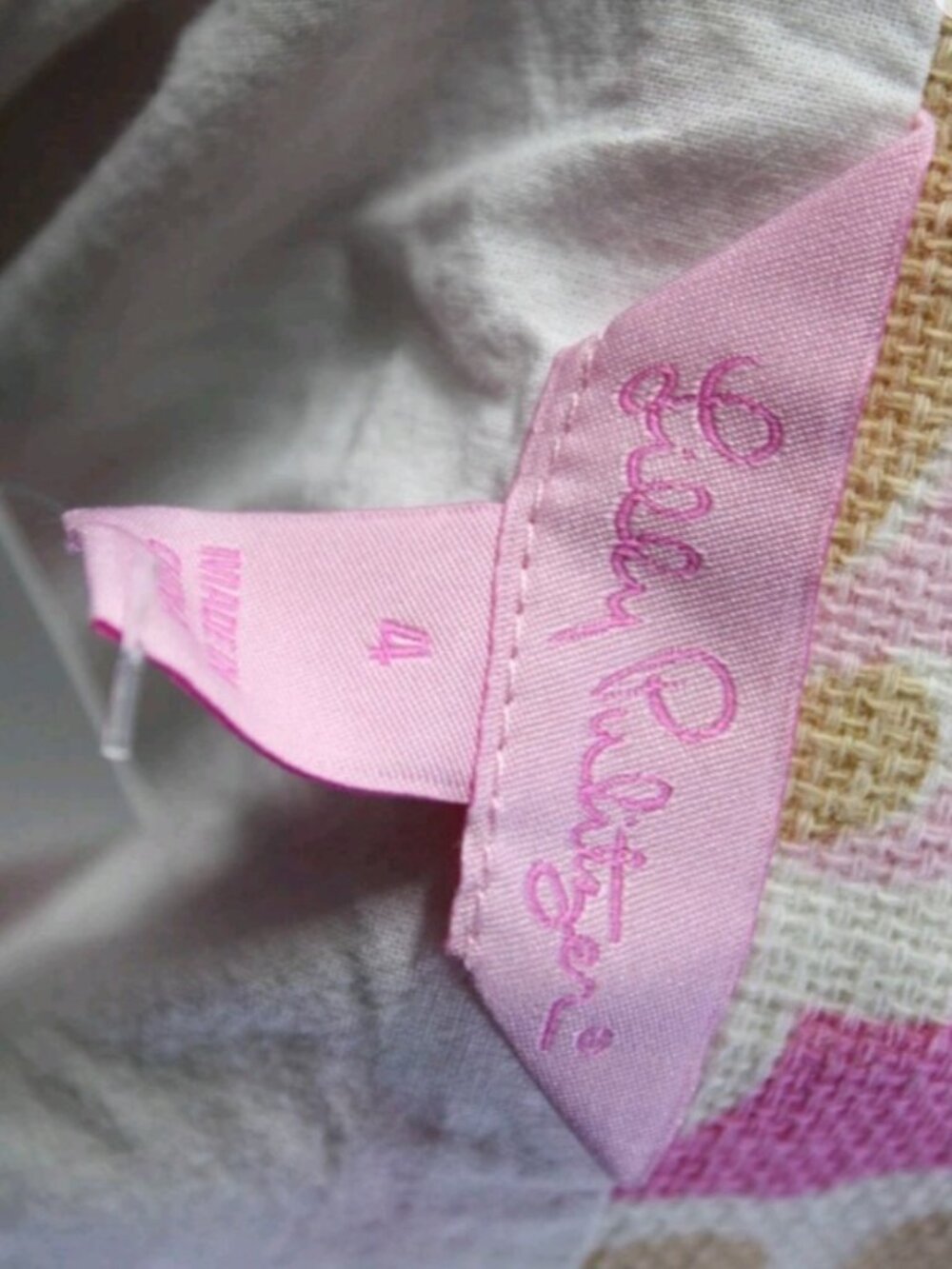 Lilly Pulitzer Womens Cotton Side Zip Floral Medallion Print Skirt Pink Size 4 - Picture 7 of 8